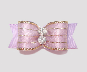 #2174 - 5/8" Dog Bow - Razzle Dazzle, Lovely Lavender #2174 - 5/8" Dog Bow - Razzle Dazzle, Lovely Lavender