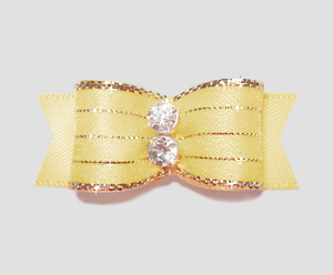 #2176 - 5/8" Dog Bow - Razzle Dazzle, Baby Yellow #2176 - 5/8" Dog Bow - Razzle Dazzle, Baby Yellow