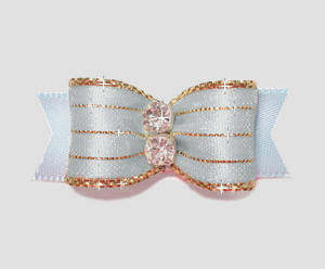 #2177 - 5/8" Dog Bow - Razzle Dazzle, Robin's Egg Blue #2177 - 5/8" Dog Bow - Razzle Dazzle, Robin's Egg Blue