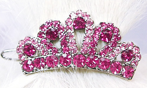 #100-10 - Swarovski Crown, Pink #100-10 - Swarovski Crown, Pink